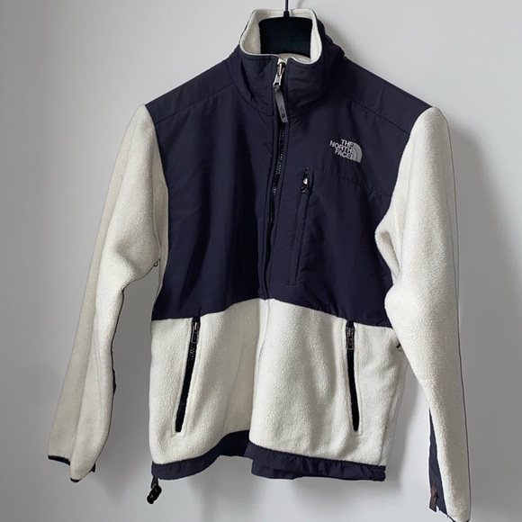 The North Face Jackets & Blazers - The North Face Denali women’s polartec fleece cream/gray jacket, xs
